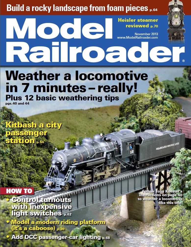 Model Railroader Magazine Article Weathering Techniques